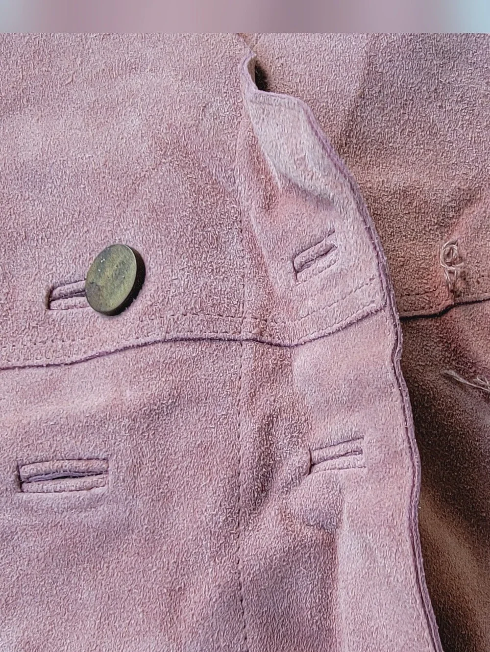 Free People Canyonlands Suede Leather Jumper Dress **missing Buttons*Pls Read